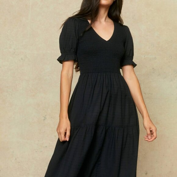 Christy Dawn  |  The Brooklyn Dress in Noir (Lined) - Picture 2 of 6